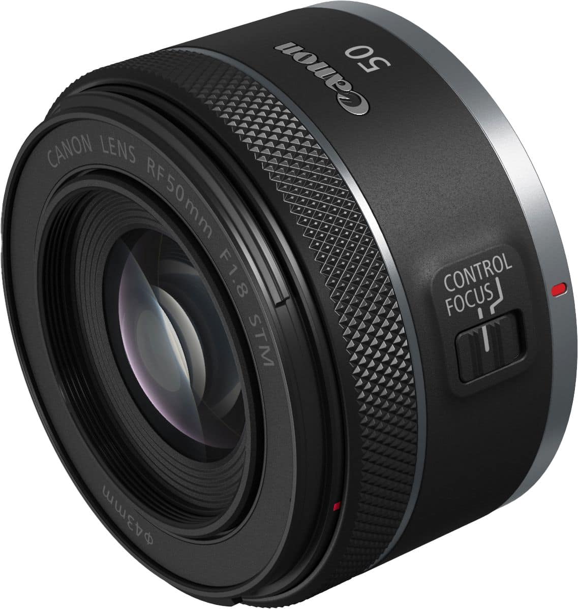 Canon - RF50mm F1.8 STM Standard Prime Lens for EOS R-Series Cameras - Black