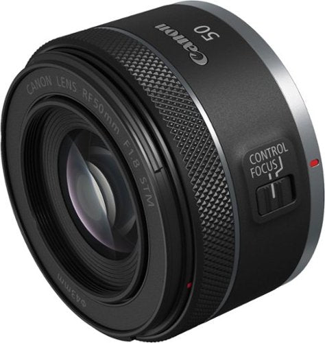 Canon - RF50mm F1.8 STM Standard Prime Lens for EOS R-Series Cameras - Black