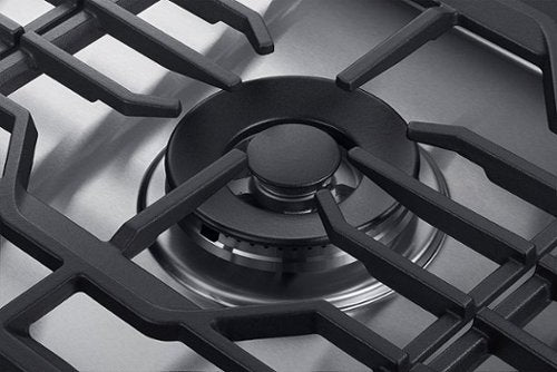 Dacor - 36 in. Wide 5 Burner Transitional Built-In Gas Cooktop withSimmerSear, Liquid Propane Convertible - Silver Stainless Steel