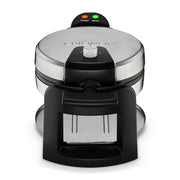 Cuisinart - Round Flip Belgian Waffle Maker - Silver