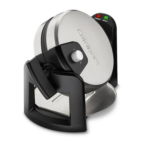 Cuisinart - Round Flip Belgian Waffle Maker - Silver