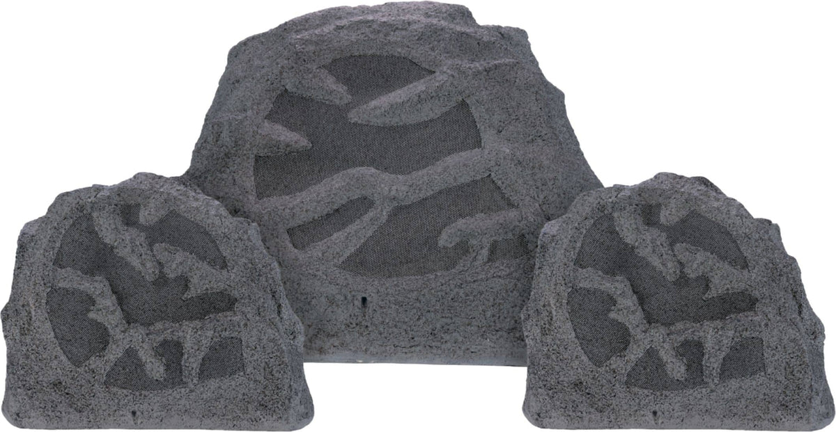 Sonance - MAGROCKS2.1 - Mag Series 2.1-Ch. Outdoor Speaker System (Each) - Charcoal Gray Granite
