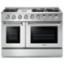 Thor Kitchen - 6.7 Cu.Ft. Freestanding Double Oven Liquid Propane Gas Range - Stainless Steel