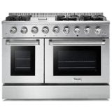 Thor Kitchen - 6.7 Cu.Ft. Freestanding Double Oven Liquid Propane Gas Range - Stainless Steel