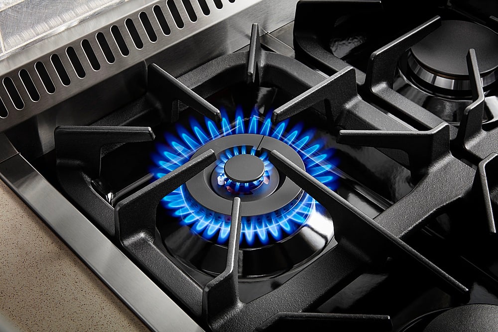 Thor Kitchen - 6.7 Cu.Ft. Freestanding Double Oven Liquid Propane Gas Range - Stainless Steel