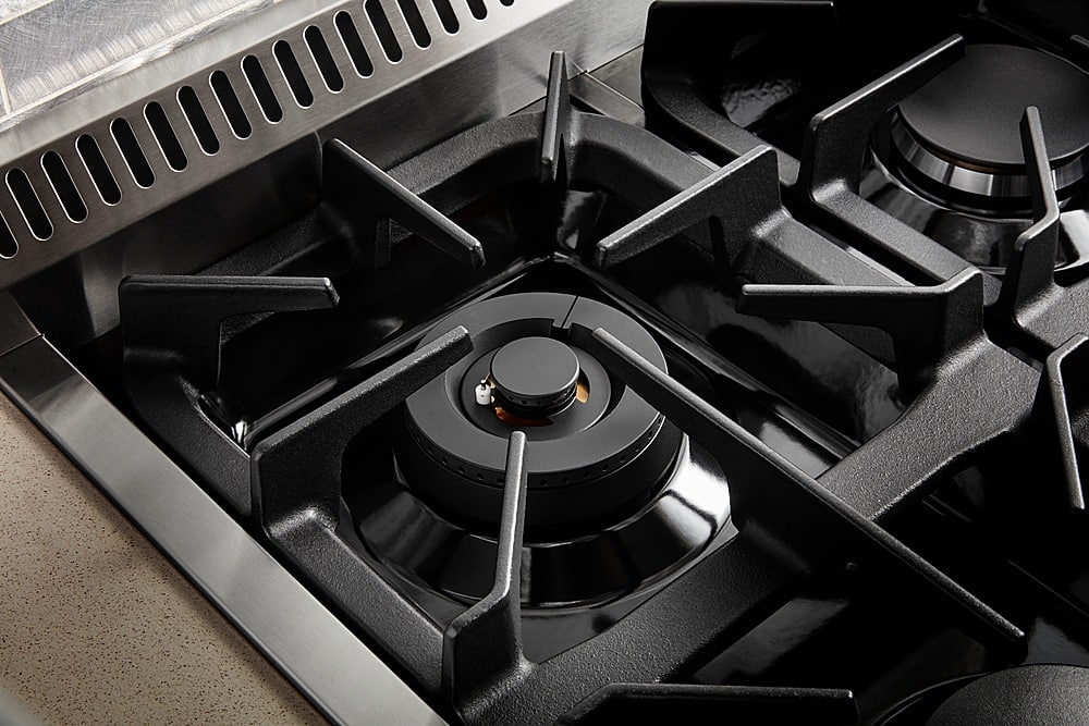 Thor Kitchen - 6.7 Cu.Ft. Freestanding Double Oven Liquid Propane Gas Range - Stainless Steel