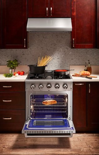 Thor Kitchen - 30 in. Wide 4 burner 4.2 cu. ft.Slide-In Professional Gas Range in Liquid Propane - Stainless Steel