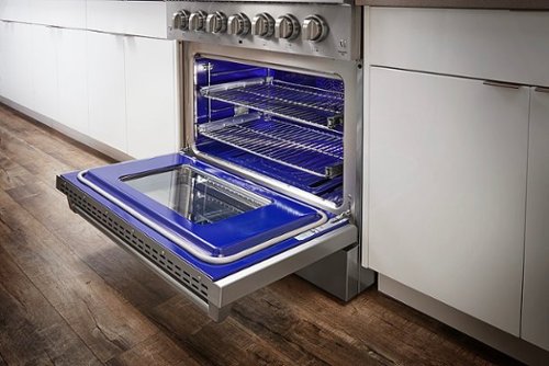 Thor Kitchen - 30 in. Wide 4 burner 4.2 cu. ft.Slide-In Professional Gas Range in Liquid Propane - Stainless Steel