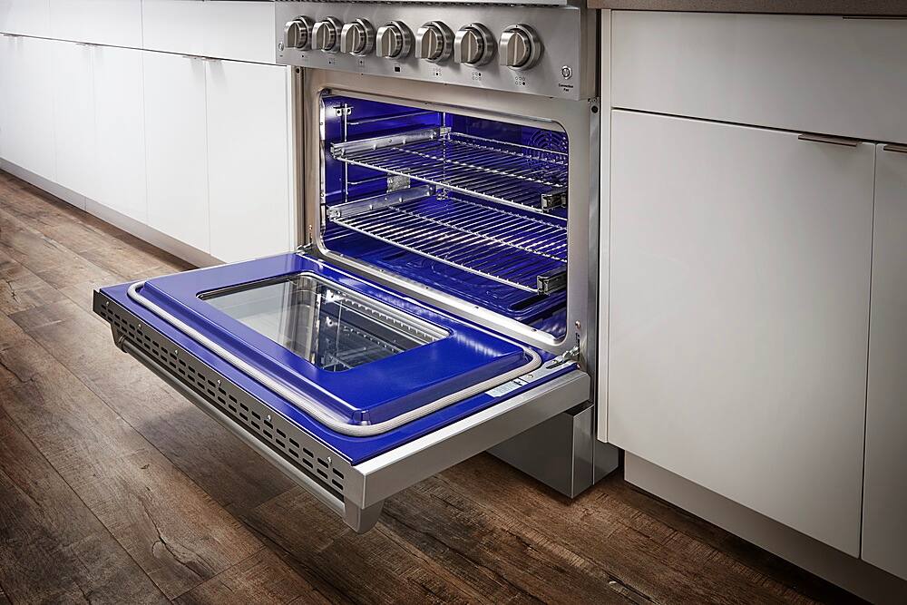 Thor Kitchen - 30 in. Wide 4 burner 4.2 cu. ft.Slide-In Professional Gas Range in Liquid Propane - Stainless Steel