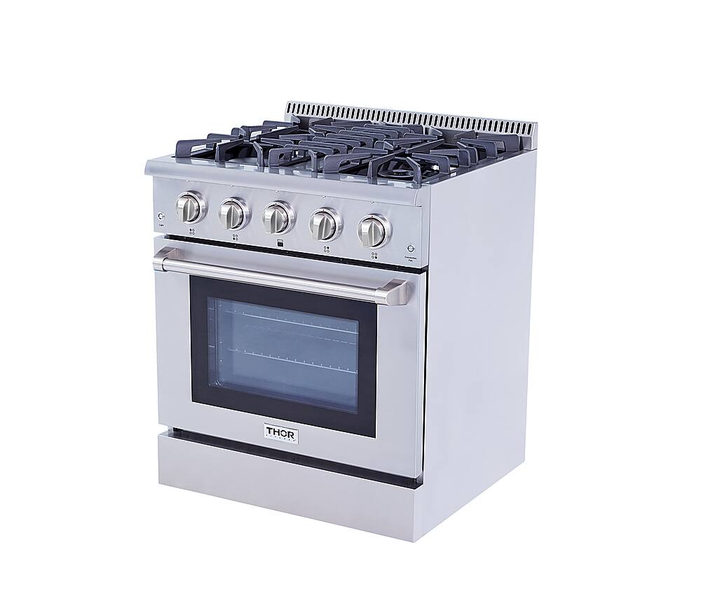 Thor Kitchen - 30 in. Wide 4 burner 4.2 cu. ft.Slide-In Professional Gas Range in Liquid Propane - Stainless Steel