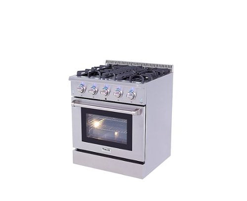Thor Kitchen - 30 in. Wide 4 burner 4.2 cu. ft.Slide-In Professional Gas Range in Liquid Propane - Stainless Steel