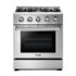 Thor Kitchen - 30 in. Wide 4 burner 4.2 cu. ft.Slide-In Professional Gas Range in Liquid Propane - Stainless Steel