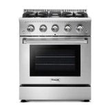 Thor Kitchen - 30 in. Wide 4 burner 4.2 cu. ft.Slide-In Professional Gas Range in Liquid Propane - Stainless Steel