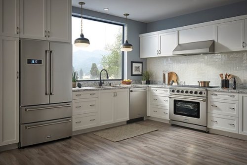 Thor Kitchen - 36 in. Wide 6 Burner 6.0 cu. ft. Freestanding Gas Convection Range with Storage - Stainless Steel