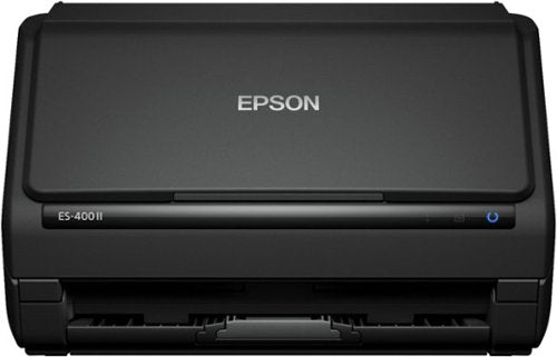 Epson - WorkForce ES-400 II Duplex Desktop Document Scanner - Black