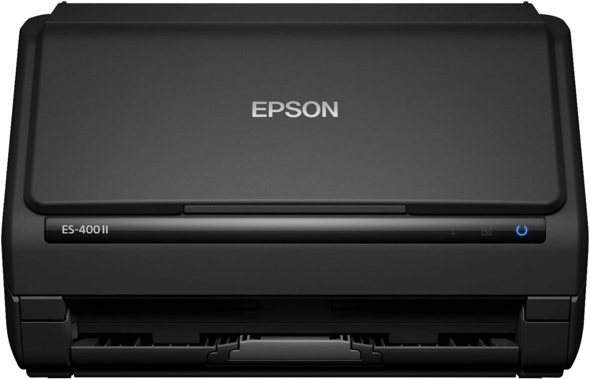 Epson - WorkForce ES-400 II Duplex Desktop Document Scanner - Black