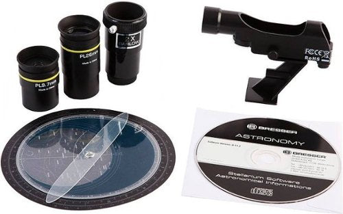 National Geographic - 70mm Refractor Telescope Adjustable Height Tripod - Silver