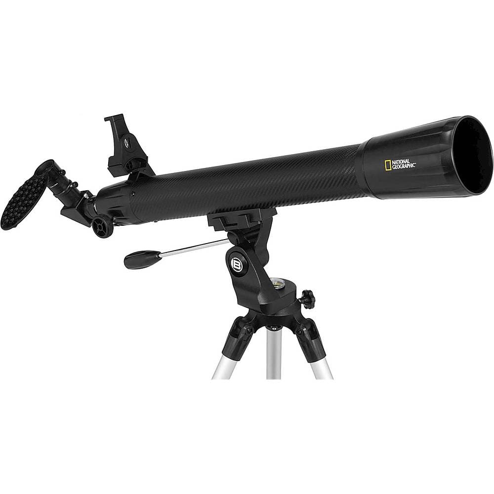 National Geographic - 70mm Refractor Telescope with Astronomy App - Black