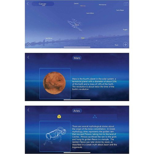 National Geographic - 70mm Refractor Telescope with Astronomy App - Black