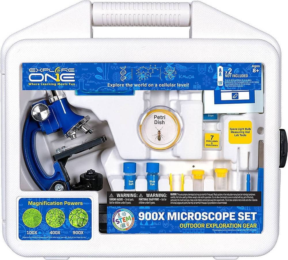 Explore One - Compound Microscope - Blue