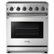 Thor Kitchen - 30 in. Wide 5 Burner 4.55 cu. ft. Freestanding Gas Convection Range with Storage Drawer - Natural Gas - Stainless Steel
