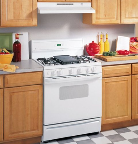 GE - 30 inches - Recirculating - Under cabinet Range Hood - White