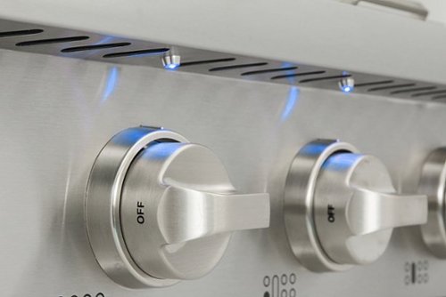 Thor Kitchen - 48 in. Wide 6 Burner Built-in Gas Cooktop - Stainless Steel