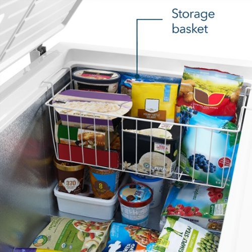 Insignia™ - 14.0 Cu. Ft. Garage-Ready Chest Freezer - White