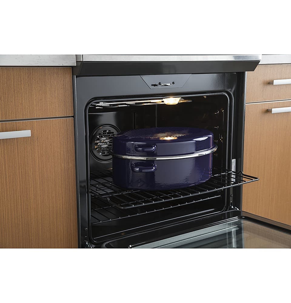 GE Profile - 30 in. Wide 5 Elements 5.3 Cu. Ft. Slide-In Electric Induction True Convection Range with No Preheat Air Fry and Wi-Fi - Stainless Steel
