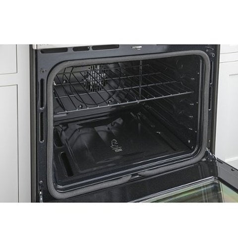GE Profile - 30" Wide 5 Elements 6.6 Cu. Ft. Freestanding Double Oven Electric True Convection Range w/ No Preheat Air Fry and Wi-Fi - Stainless Steel