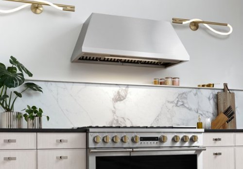 Monogram - 48 in. Wide 7 Burners 8.25 Cu. Ft. Freestanding Double Oven Dual Fuel Convection Smart Range with Self-Clean - Stainless Steel