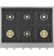 Monogram - 36" Built-In Gas Cooktop with 6 Burners and Professional Versatile Burner Configuration - Stainless Steel