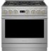 Monogram - 36 in. Wide 6 Burners 5.7 Cu. Ft. Freestanding Dual Fuel Convection Smart Range with Self-Clean - Stainless Steel
