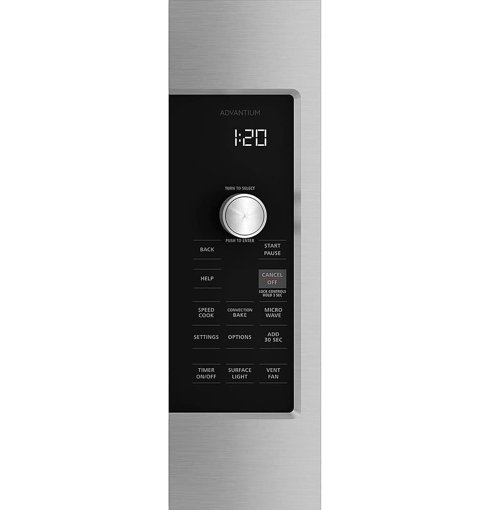 Monogram - Advantium 30" Built-In Single Electric Convection Wall Oven with 5-in-1 with Advantium Technology - Stainless Steel