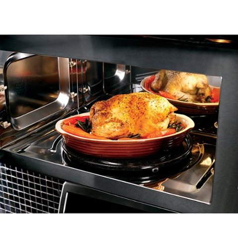 Monogram - Advantium 30" Built-In Single Electric Convection Wall Oven with 5-in-1 with Advantium Technology - Stainless Steel