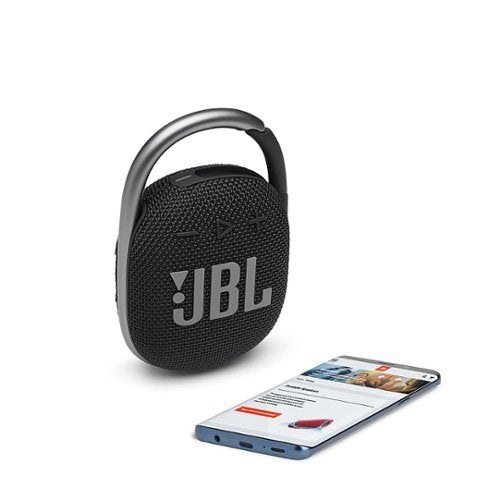 JBL - CLIP4 Portable Bluetooth Speaker - Black