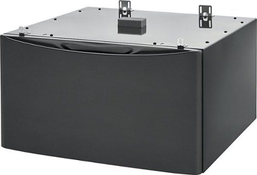 Electrolux - Washer/Dryer Laundry Pedestal with Storage Drawer - Titanium