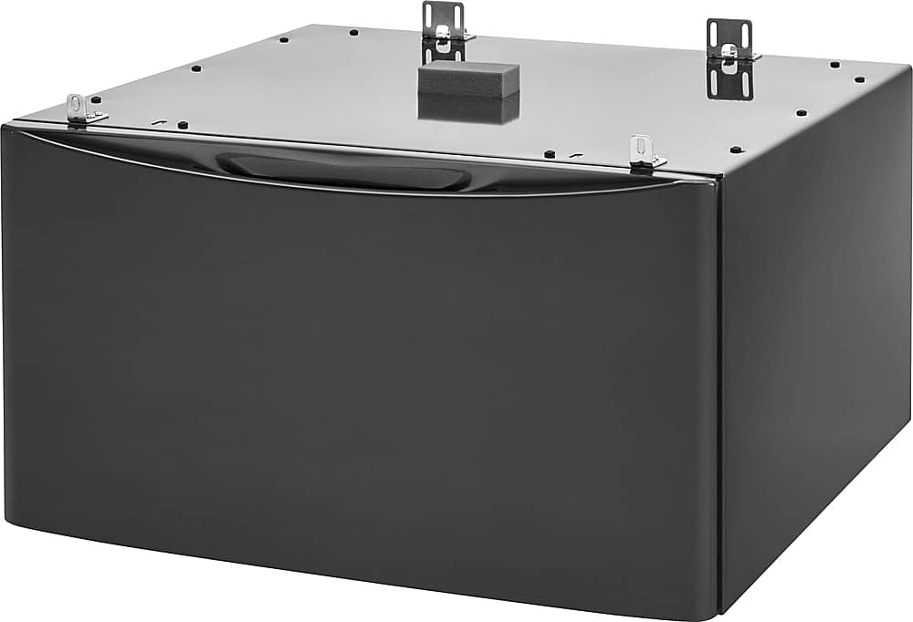 Electrolux - Washer/Dryer Laundry Pedestal with Storage Drawer - Titanium