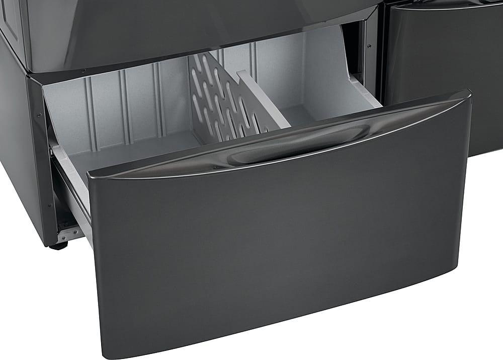 Electrolux - Washer/Dryer Laundry Pedestal with Storage Drawer - Titanium