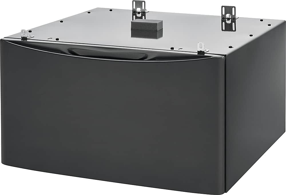 Electrolux - Washer/Dryer Laundry Pedestal with Storage Drawer - Titanium