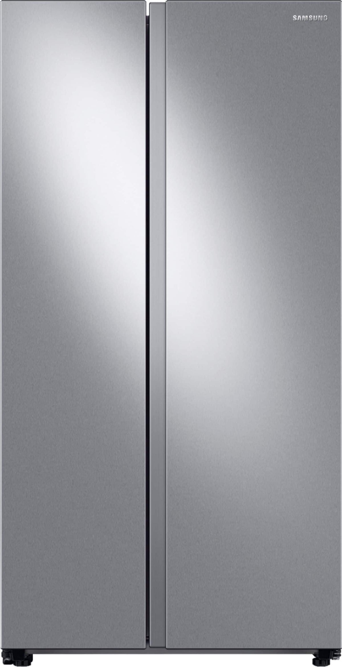 Samsung - 36 in. Wide 28 cu. ft. Side-by-Side Smart Refrigerator with Large Capacity - Stainless Steel