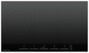 Fisher & Paykel - 36 in. Wide 5 Element 5 Zone Induction Cooktop with SmartZone - Black