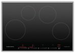 Fisher & Paykel - 30 in. Wide 4 Element 4 Zone Induction Cooktop - Black