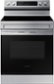 Samsung - 30 in. Wide 5 Elements 6.3 cu. ft. Freestanding Electric Range with Rapid Boil, WiFi & Self Clean - Stainless Steel