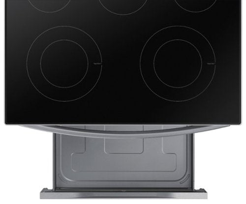 Samsung - 30 in. Wide 5 Elements 6.3 cu. ft. Freestanding Electric Range with Rapid Boil, WiFi & Self Clean - Stainless Steel