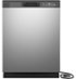 GE - 24" Front Control Built-In Plastic Tub Dishwasher with Dry Boost and 59 dBA - Stainless Steel