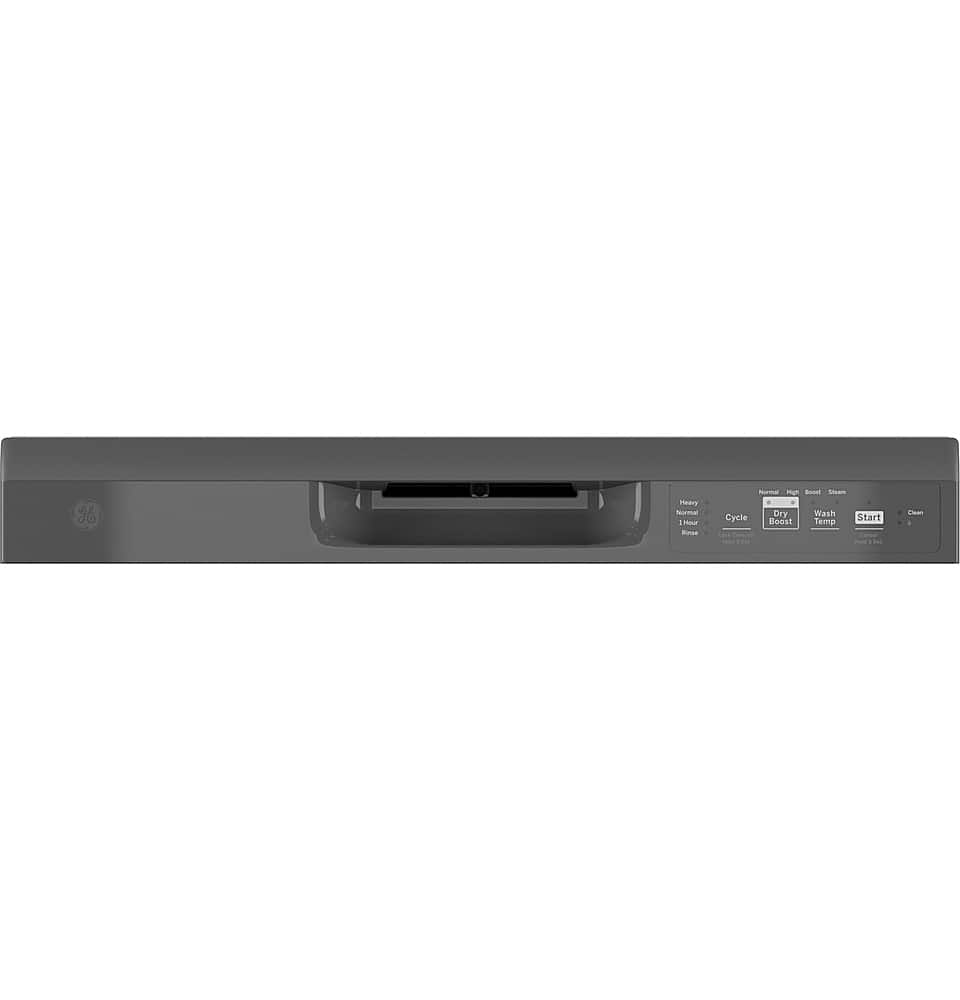 GE - 24" Front Control Built-In Plastic Tub Dishwasher with Dry Boost and 59 dBA - Stainless Steel