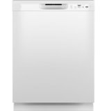 GE - 24" Front Control Built-In Plastic Tub Dishwasher with Dry Boost and 59 dBA - White