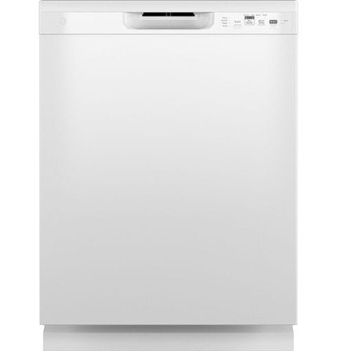GE - 24" Front Control Built-In Plastic Tub Dishwasher with Dry Boost and 59 dBA - White