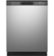 GE - 24" Front Control Built-In Plastic Tub Dishwasher with Steam + Sanitization and 55 dBA - Stainless Steel